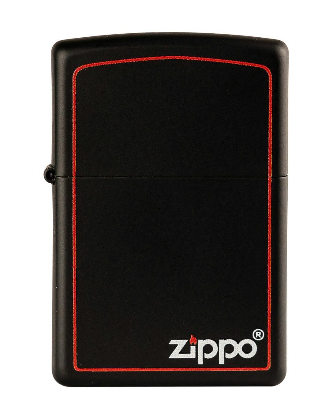 Zapalniczka Zippo 218ZB czarna z czerwoną ramką