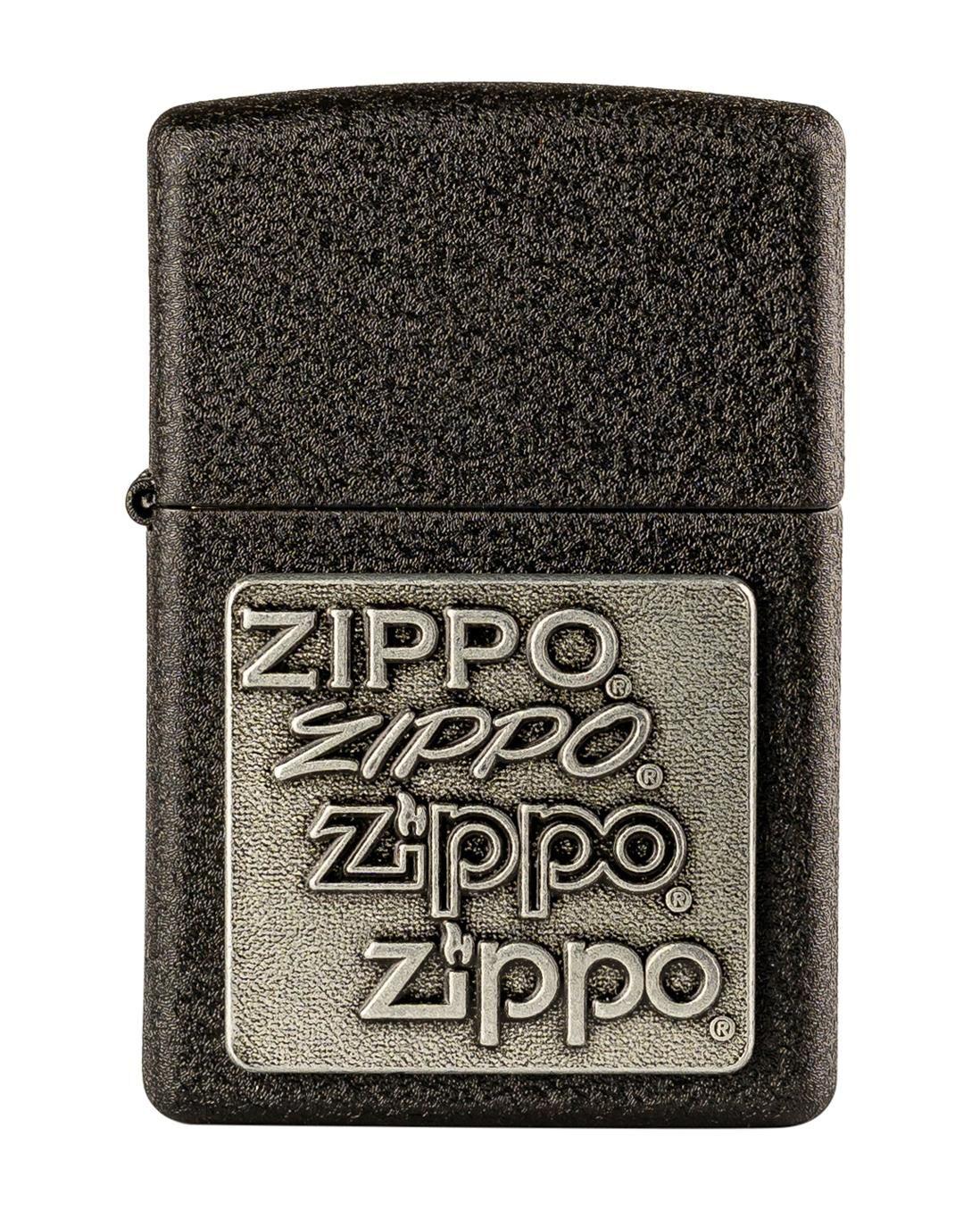 Zapalniczka Zippo 363  Pewter Emblem Black
