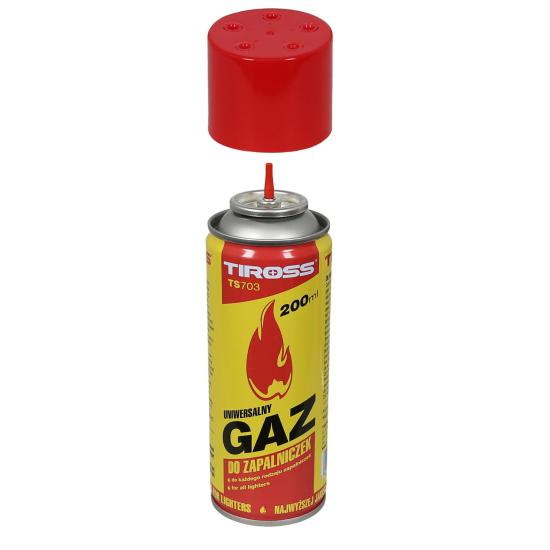 Gaz do zapalniczek Tiross 200ml