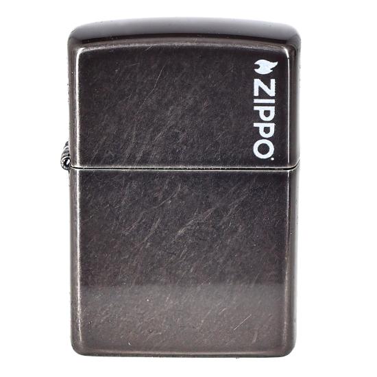 Zapalniczka Zippo 28378ZL Gray Dusk Zippo Logo