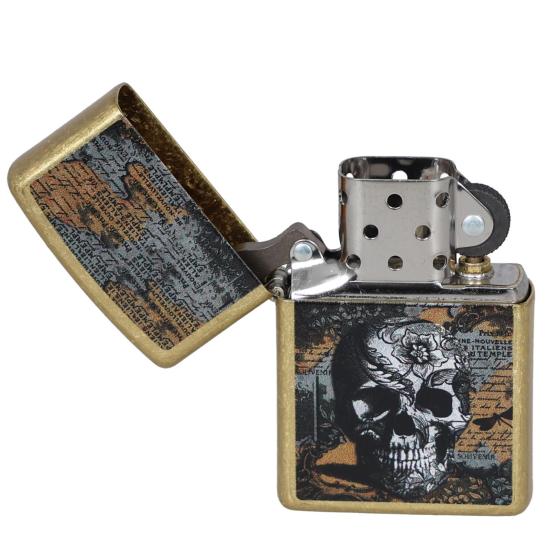 Zapalniczka Zippo Floral Skull Design 46577