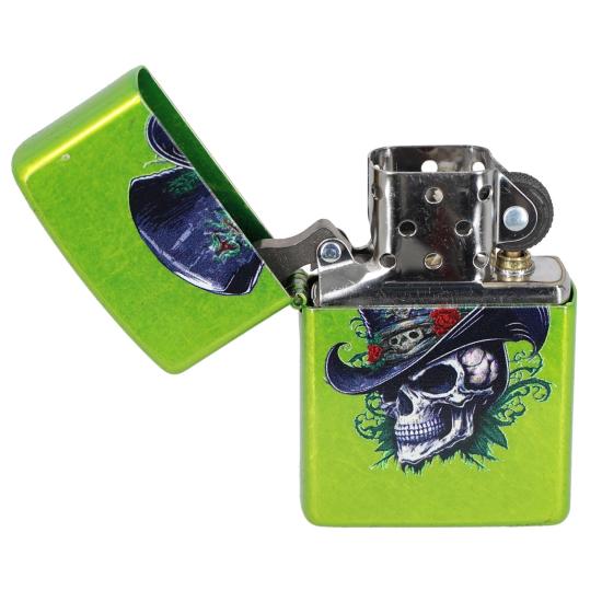 Zapalniczka Zippo 46709 Top Hat Skull Design