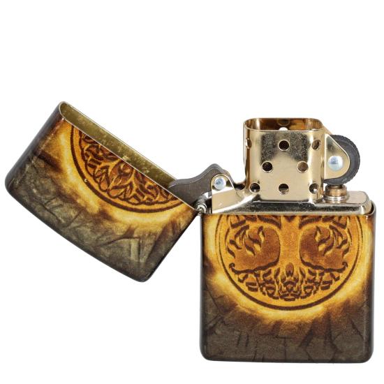 Zapalniczka Zippo Gleaming Tree of Life 46815 (Tumbled Brass / 540 Fusion)