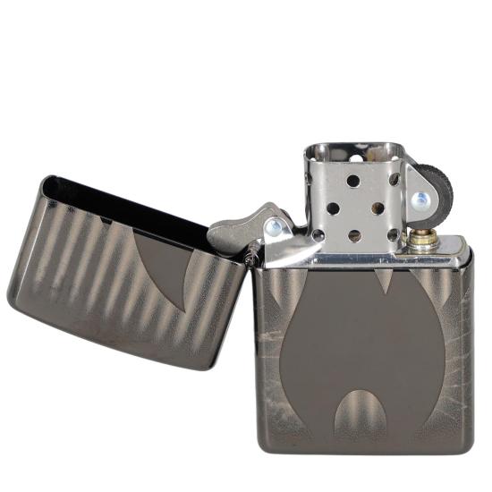 Zapalniczka Zippo Flame Icon Design 48738 (High Polish Black / Photo Image 360°)