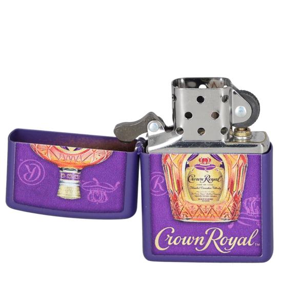Zapalniczka Zippo Crown Royal Deluxe Design 48749 Purple Matte